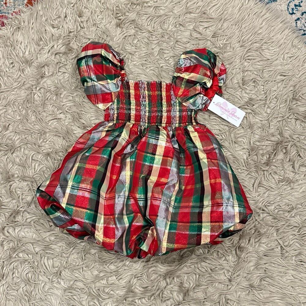 NWT Bonnie Jean Holiday Christmas Dress size 6